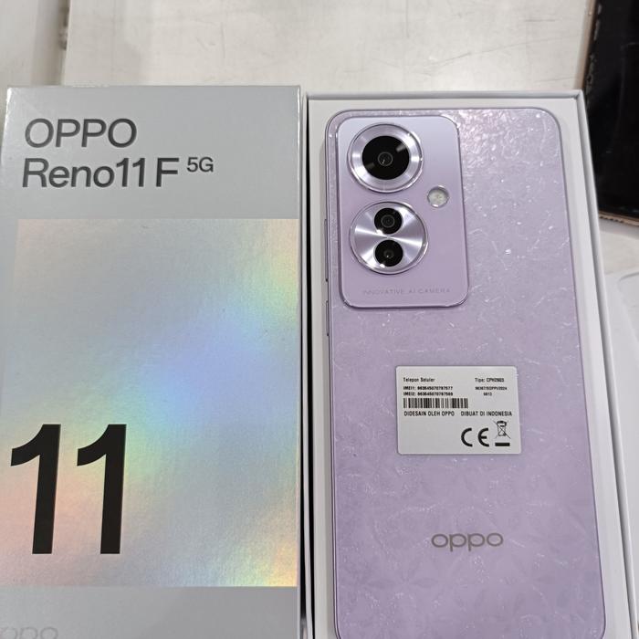Gambar OPPO RENO 11F 5G 8/256 DAPATKAN PENAWARAN DGN HARGA PROMO+TWS Enco Buds2 senilai 400rbh GARANSI RESMI OPPO INDONESIA - Ungu dari rickyponsel undefined Tokopedia
