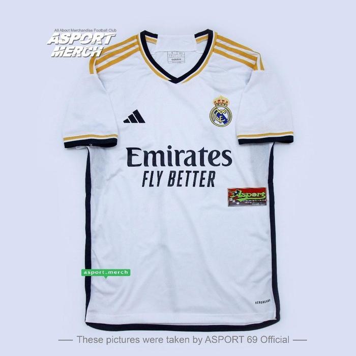 Gambar TERLARIS JERSEY REAL MADRID HOME 2023 2024 JERSEY MADRID HOME 23 24 PALING MURAH - JERSEY ONLY, S dari mancinglagi_store undefined Tokopedia