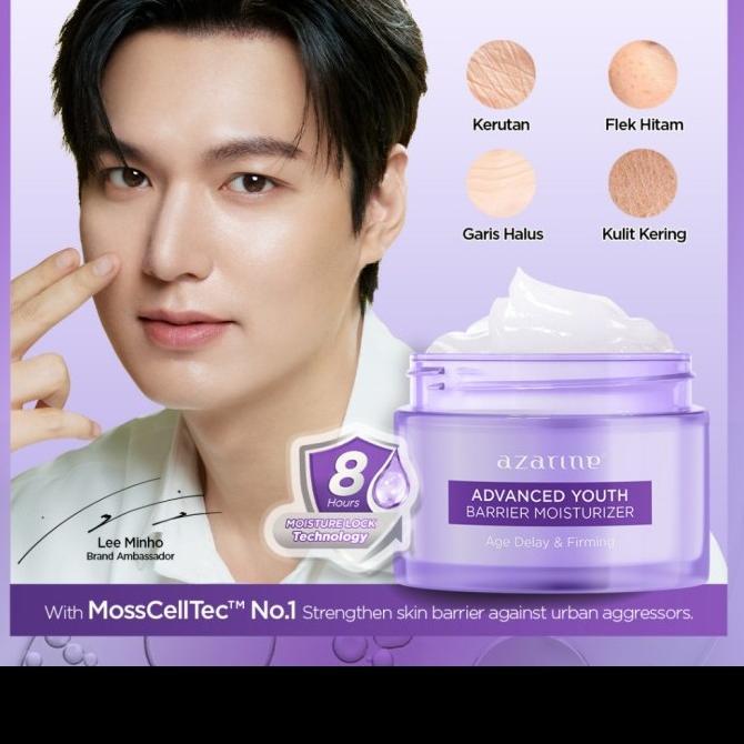 Gambar Ready!! Azarine Barrier Moisturizer Series Pelembab Wajah Cream Gel Facial Moi - AZ YOUTH UNGU dari Fico Markett undefined Tokopedia