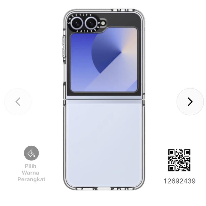 CASETiFY クリア ケース for Samsung Galaxy Z Flip 6 - クリア ケース