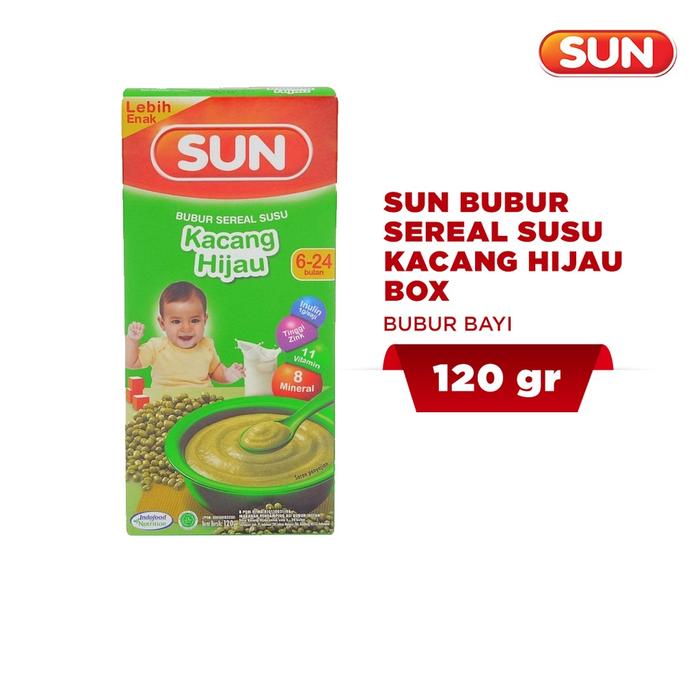 Gambar Sun Kacang Hijau Bubur sereal susu untuk bayi 6 bulan dari A2Z KOSMETIK ONLINE SHOP undefined Tokopedia