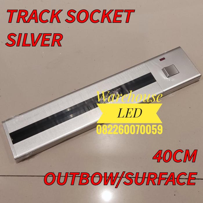 Jual Stop Kontak Meja Rell Track Socket Rel Inbow Outbow Silver Hitam ...