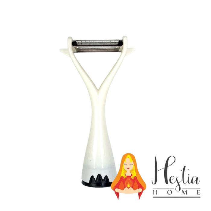 Gambar HOME PRO Piller Peeler Piler 2 Mata Super Tajam Pengupas Buah Sayur - Putih dari HESTIA HOME OFFICIAL undefined Tokopedia