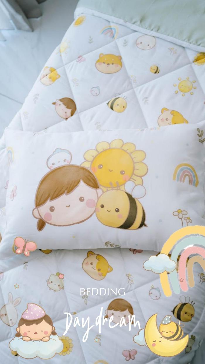 Gambar FULL SET BEDDING ALL SIZE SS x SALLYPIPER x THEOVERTEE - DAYDREAM, 200x200 dari Sleepy Sheep undefined Tokopedia