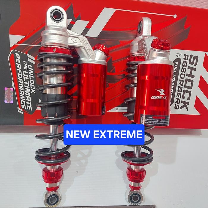 Gambar SHOCK TABUNG RIDE IT GP EXTREME NEW DOUBLE CLICK Model KTC Extreme - NEW EXT GREYRED, Uk 320 dari ASN Motor_NEW undefined Tokopedia