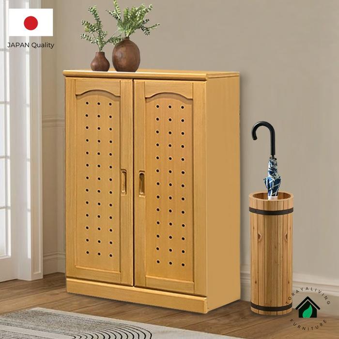 Gambar Toraya Lemari Sepatu/ Rak Sepatu / Shoe Cabinet CA-60 SB Natural - Natural  dari TorayaLiving Kota Surabaya Tokopedia