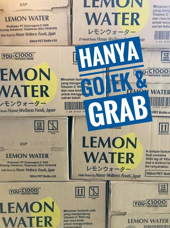 Gambar Original You C 1000 LEMON WATER 500ml Grab/gosend only dari Adindaku id undefined Tokopedia