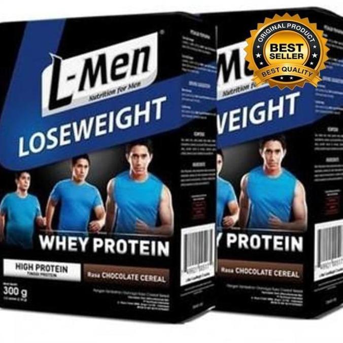 Gambar DISKON!!! PROMO L-MEN LOSE WEIGHT WHEY PROTEIN 300GR ORIGINAL BEST SELLER FANIRAHMA528 - ChocolatoSereal dari tokoani41 undefined Tokopedia