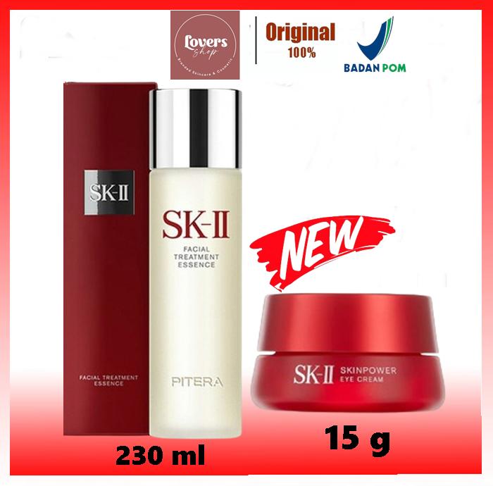 Jual SK-II/SK2/SKII/SK II FACIAL TREATMENT ESSENCE 230 ML + RNA EYE ...