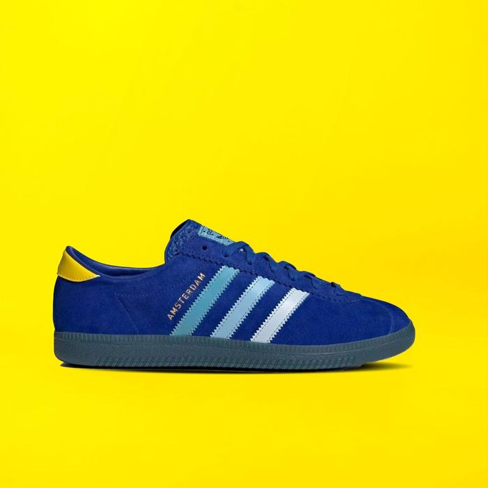 Jual Adidas Amsterdam City Series Blue Yellow Original 43 Kota