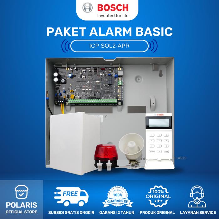 Gambar Paket Alarm BOSCH Panic Button Sensor Pintu Jendela Anti Maling - Alarm Basic dari Polaris Official Store undefined Tokopedia
