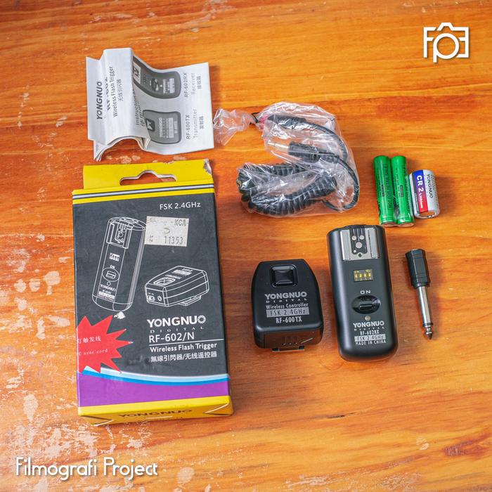 Jual Yongnuo RF602 RF-602 Wireless Flash Trigger Transmitter