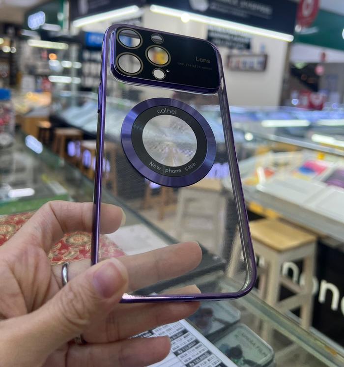 Gambar Case iphone 11 12 13 14 plus pro max soft case magsafe magnetic mewah keren terbaru premium - Ungu, ip 14promax dari Elvis Acc undefined Tokopedia