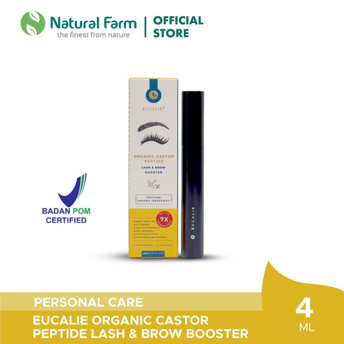 Gambar Eucalie Organic Castor Peptide Lash & Brow Booster - 4 mL dari Natural Farm undefined Tokopedia