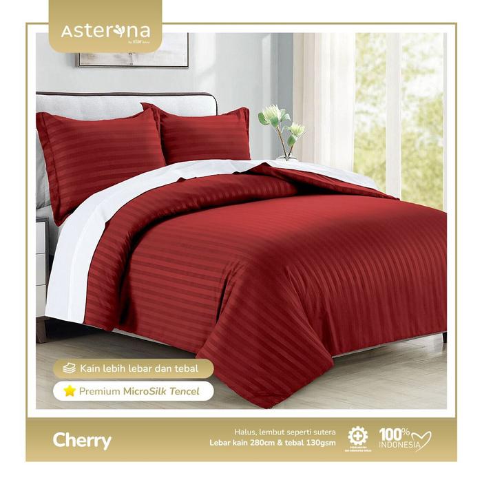 Gambar Sierra | BEDCOVER SET Hotel Microtencel 100x200 / 120x200 - Maroon, 120x200x30 dari Sierrabedding undefined Tokopedia