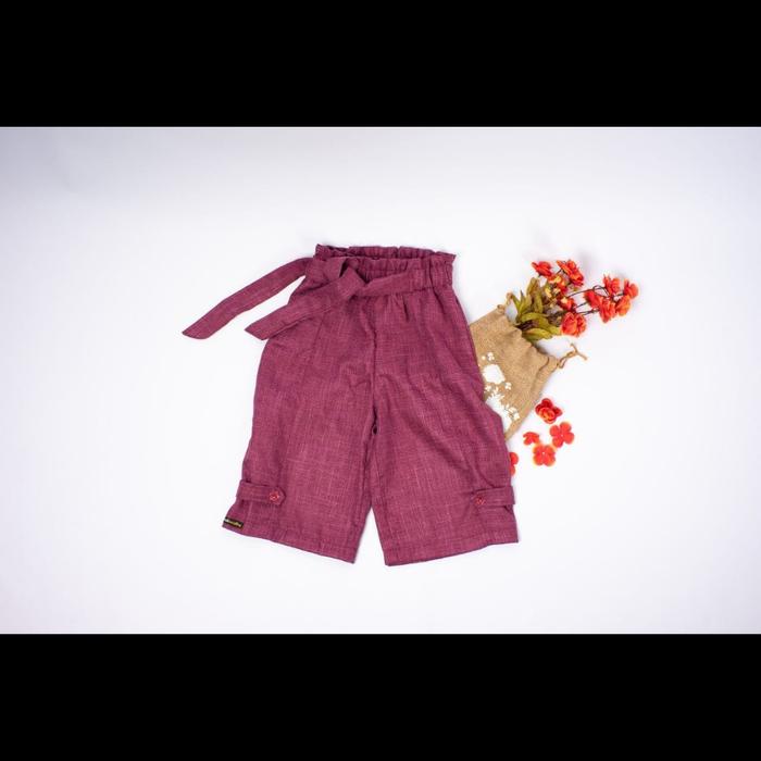 Gambar (3-10 tahun) Celana Kulot Anak Pendek / Celana Kulot 3/4 Harian Anak - pink, Size XL dari Littwinkids undefined Tokopedia