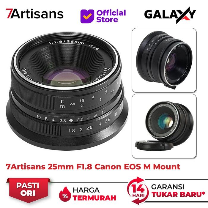 Promo Lensa 7Artisans 25mm F1.8 Canon EOS M Mount Cicil 0 Promo Lensa 7Artisans 25mm F1.8 Canon EOS M Mount Cicil 0