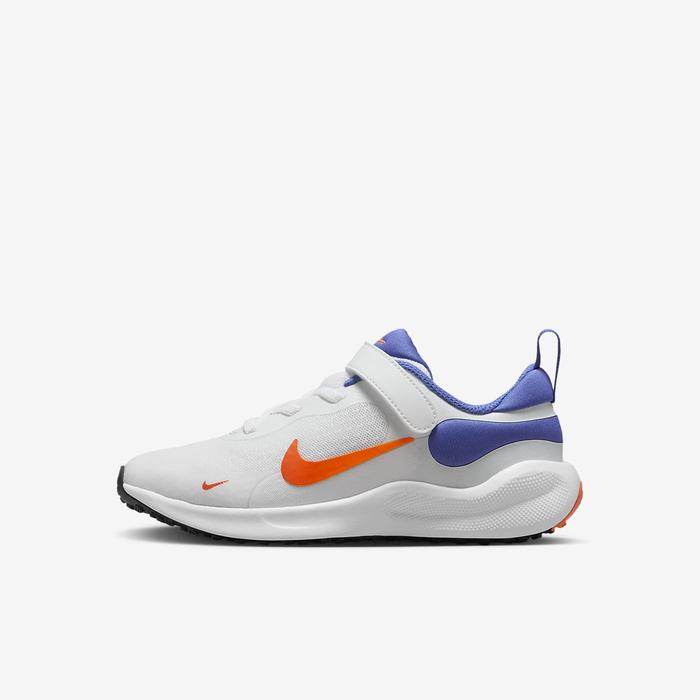 Jual Nike Revolution Sneakers Kids White Blue Orange Original