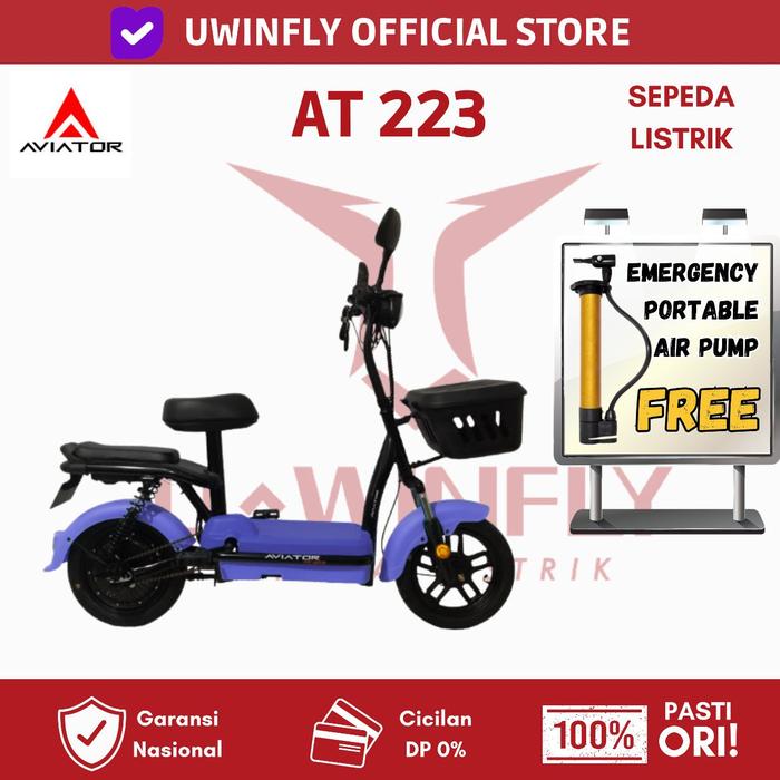 Gambar Sepeda Listrik Uwinfly D8D 450 Watt 48v 12 Ah Garansi resmi - AVIAT-223 PL, Non Asuransi dari U-Winfly Indonesia undefined Tokopedia
