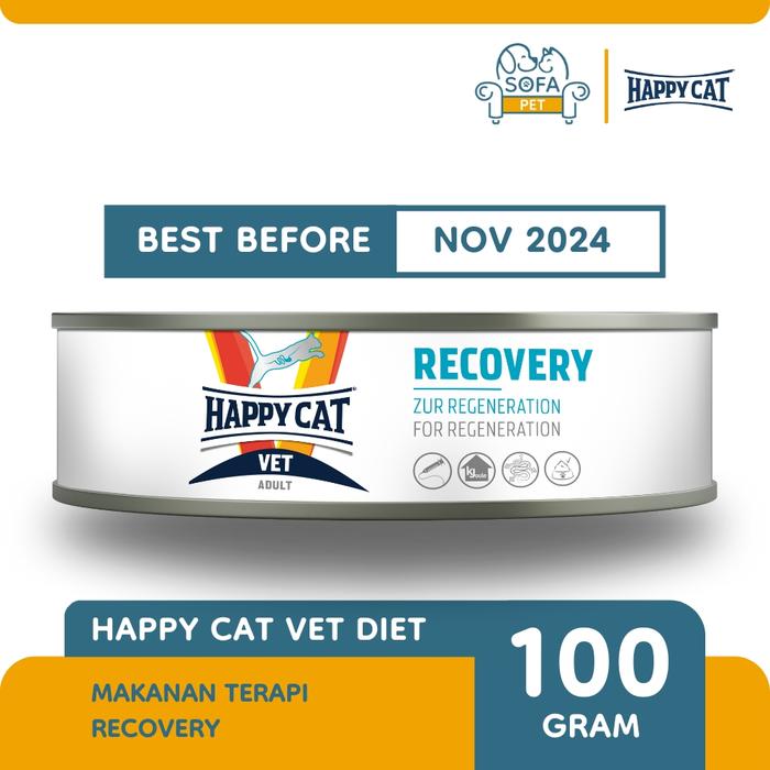 Gambar Makanan Kucing Basah Happy Cat VET Recovery 100gr dari Sofa Pet undefined Tokopedia