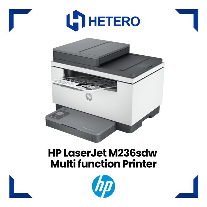Gambar HP LaserJet M236sdw Printer Monokrom / Mono Multifungsi ( print scan copy duplex stapler wireless  ) dari HETERO RETAIL undefined Tokopedia
