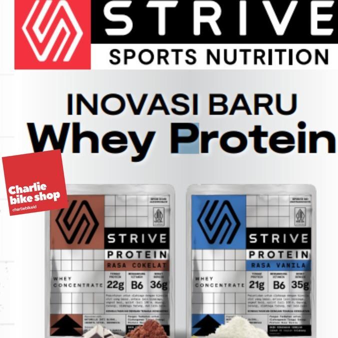 Gambar STRIVE WHEY PROTEIN DRINK - NUTRISI OLAHRAGA BCAA MELIPUTRII1321 - BOX/180gr, COKELAT dari Zona Whey Protein undefined Tokopedia