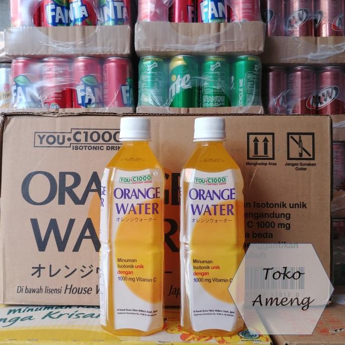 Gambar Original YOU C1000 Orange Water Botol 500ml - 1 Dus (24pcs) dari Diandra ID undefined Tokopedia