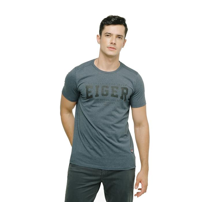 Gambar Kaos Eiger Original Pria SZPJ 10.5 Lengan Pendek Established Logo -  Navy, S dari Tropical Adventure Equipment undefined Tokopedia