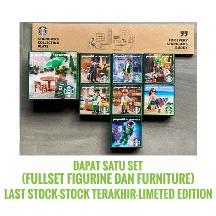 Starbucks Korea 2021 Playmobil Card +playmobil+sticker Collection - Foto 11