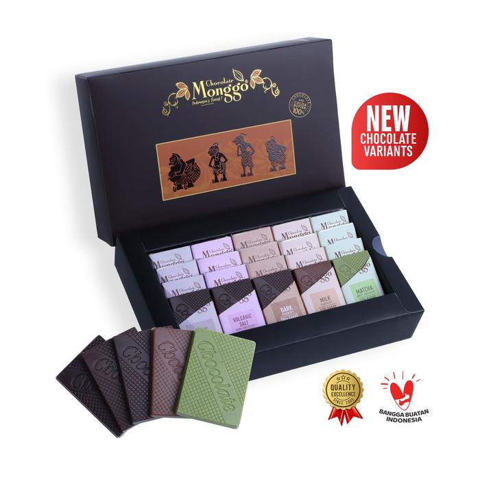 Gambar Chocolate Mix Wayang Kulit 20 x 5.5g | Cokelat Monggo | Coklat Premium - Punakawan dari Chocolate Monggo Indonesia undefined Tokopedia