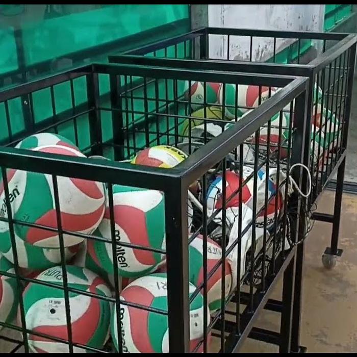 Gambar keranjang bola basket, bola voly,& bola tendang..dll - keranjang dari RAJA ANEKA JARING undefined Tokopedia