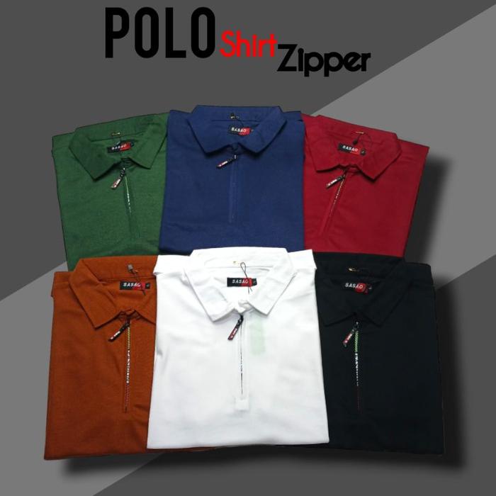 Jual Kaos Kerah Polo Semi Formal Kuliah Pria Kaos Polos Lengan