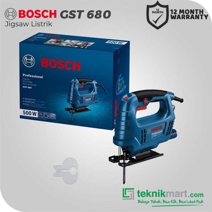 Gambar Bosch Jigsaw / Pemotong Kayu Listrik 68mm 500Wat GST 680 - Unit Only dari Teknikmart undefined Tokopedia