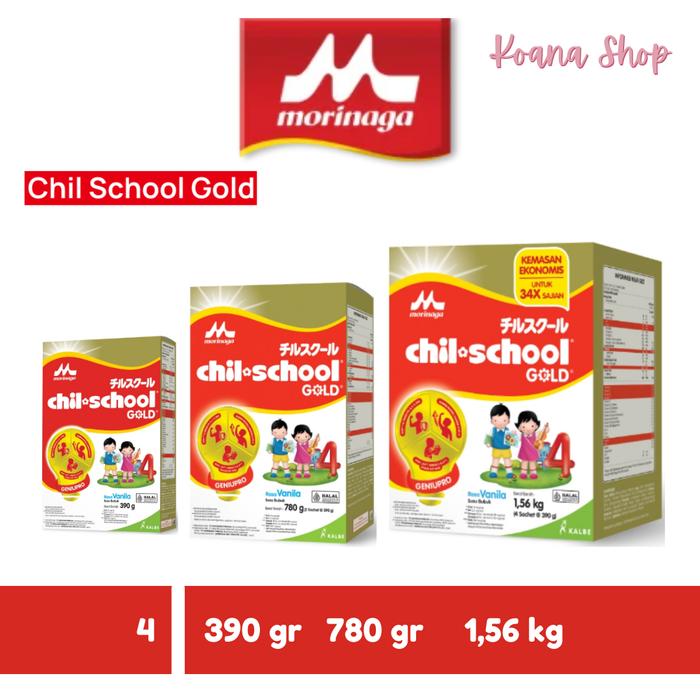 Gambar Morinaga Chil School Gold 4 390 gr/780 gr/1,56 kg - Madu, 390 gr dari Koana Shop undefined Tokopedia