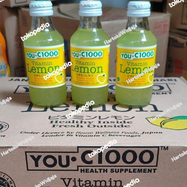 Gambar Original YOU C 1000 / UC 1000 / C1000 LEMON / JERUK 140ML DUS ISI 30 BOTOL dari Adindaku id undefined Tokopedia