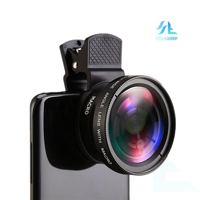 Gambar 2 In 1 Lensa Super Wide Angle Lens Macro Smartphone Aksesoris 12.5X dari fenoioshop undefined Tokopedia