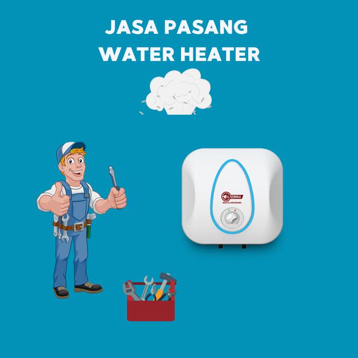 Gambar water heater Listrik Pemanas Air Handal Elterra ET 15 Liter - JASA PASANG dari water heater jakarta raya undefined Tokopedia