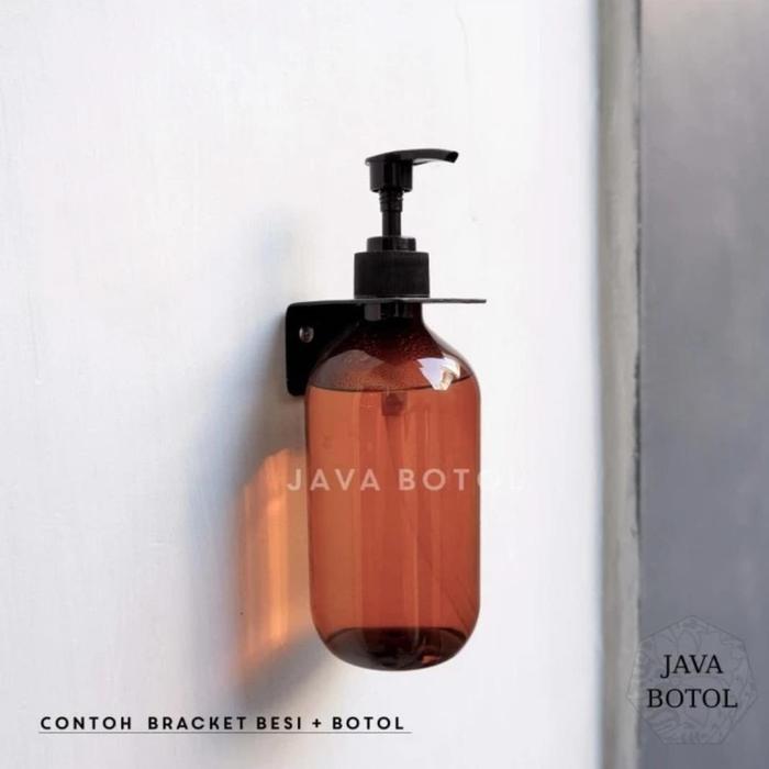 Gambar Botol Amber PET Pump Hitam / Botol Lotion / Sabun - 500mL - Amber, Tidak dari Java Botol undefined Tokopedia
