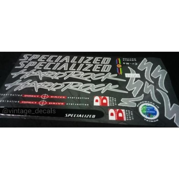 Gambar sticker sepeda specialized HARDROCK - 1996 dari Virelais Shop undefined Tokopedia