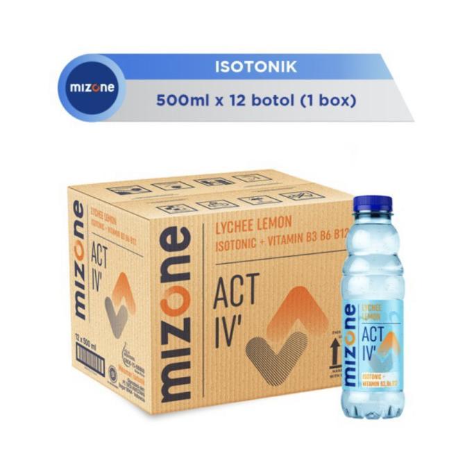 Gambar Original Minuman Isotonik Mizone 500 ml (1 karton isi 12 botol) - Lychee Lemon dari Toko Sejahtera Waras undefined 2 Tokopedia