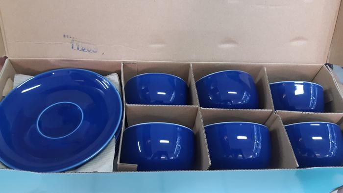 Gambar Cangkir Kopi Cappucinno Latte Cangkir Keramik Two Tone 230 ml - Biru dari Merimelma Gudang Gelas Kota Administrasi Jakarta Barat Tokopedia