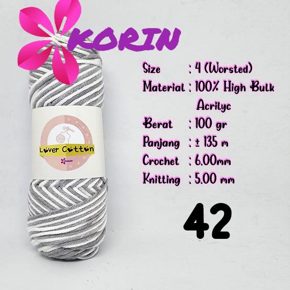 Gambar 8 Ply Benang Lover Cotton Sembur / Benang Rajut Mawar / Soft Acrylic Rainbow Yarn / Milk Cotton Worsted  8 ply / Katun Susu Korin / Mix/Sembur/Multicolor/Rainbow - 42 dari Pabrik Tekstil undefined Tokopedia