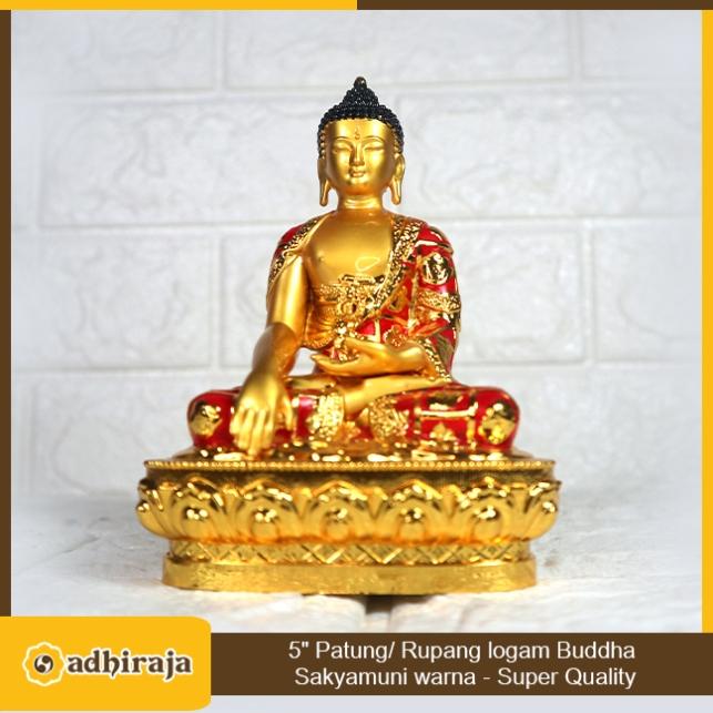 Gambar Rupang/Patung logam Buddha sakyamuni warna Super Quality 5" dari Toko Adhiraja undefined Tokopedia