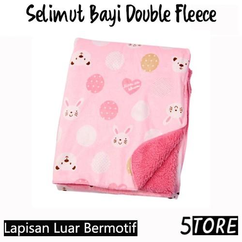 Gambar Selimut Bayi Bahan Lembut - Baby Blanket - Cat Pink dari Aurel Babyshop undefined Tokopedia
