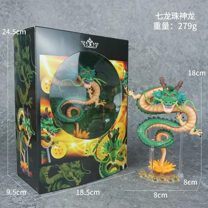 Gambar ACTION FIGURE PVC DRAGON BALL DRAGON HEROES SHEN LONG NAGA HIJAU - UK 18cm / box dari KITTY TOYS undefined Tokopedia