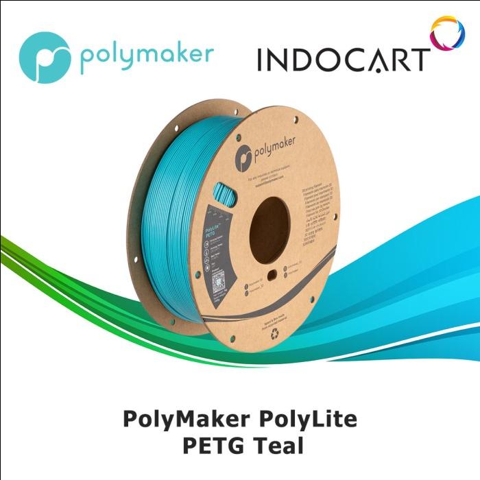 Gambar 3D Printer Filament PolyMaker PolyLite PETG 1.75mm 1Kg - Polymaker Teal dari IndoCart Store undefined Tokopedia