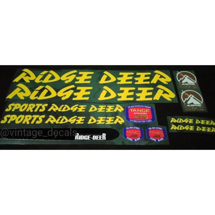Gambar sticker sepeda RIDGE DEER comp team sport - Sport dari Virelais Shop undefined Tokopedia