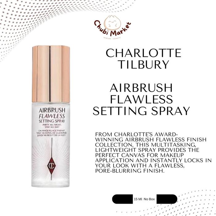 Gambar Charlotte Tilbury Airbrush Flawless Setting Spray 15 Ml dari Chubi.Market undefined Tokopedia
