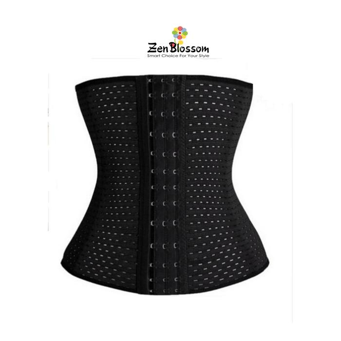 Gambar Korset Kait Stagen Zibilova Peramping Pinggang dan Perut - Hitam, XXXXL dari ZenBlossom undefined Tokopedia