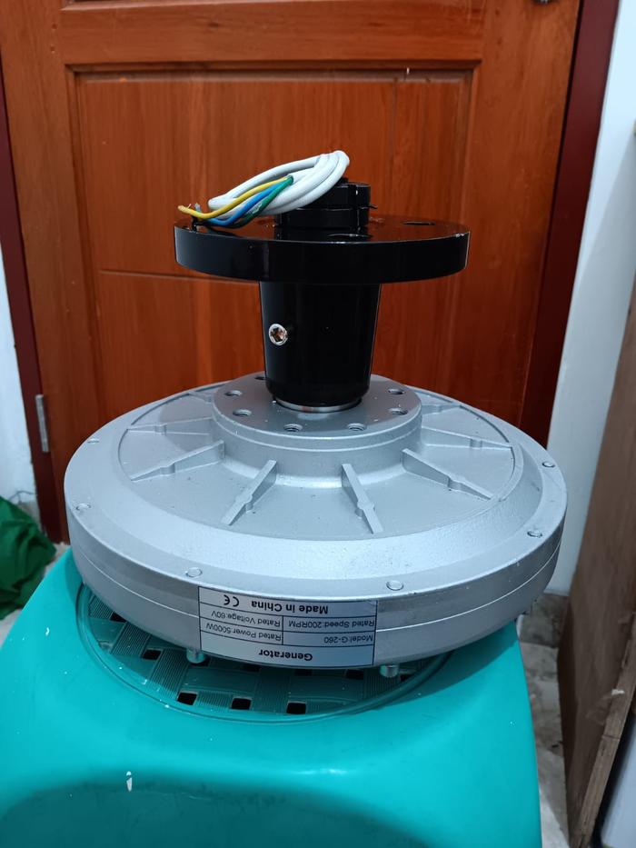 Gambar Generator Magnet Permanen Turbin Angin Axial Flux Core less 1000 - 10000 Watt - 5000 Watt dari AR Technique undefined Tokopedia